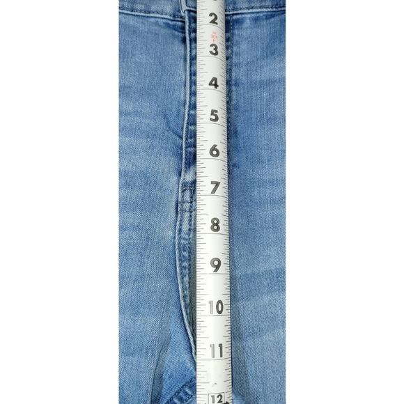 Calvin Klein Women's Medium Wash Blue Denim Jeans Plus Size 16 Designer Classic - Picture 7 of 10